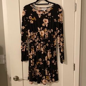 French Grey Soft Dress